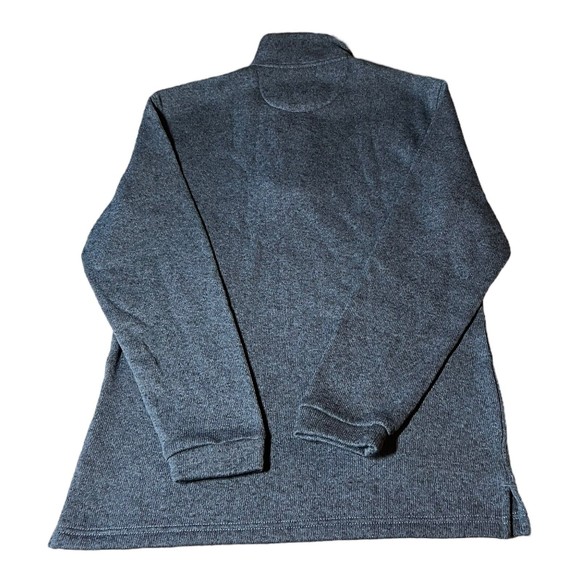 Haggar In Motion Collared Pullover 1/4 Zip Gray Polyester Sweater Men’s Size S - Picture 3 of 4